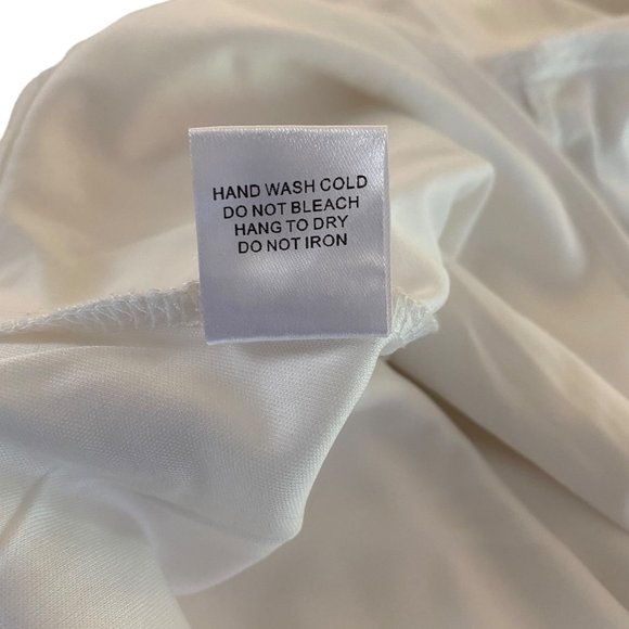 Olia Dress Women Small White One Shoulder Split Thigh Cocktail Bodycon Nightclub - Picture 7 of 16